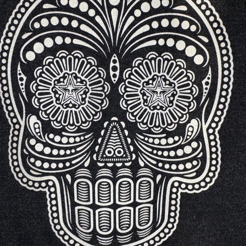 Obey Gray and White Skull Sweatshirt